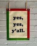 Yes Yes Y’all | Felt Wall Banner | Hip Hop Art | A Tribe Called Quest Inspired Decor