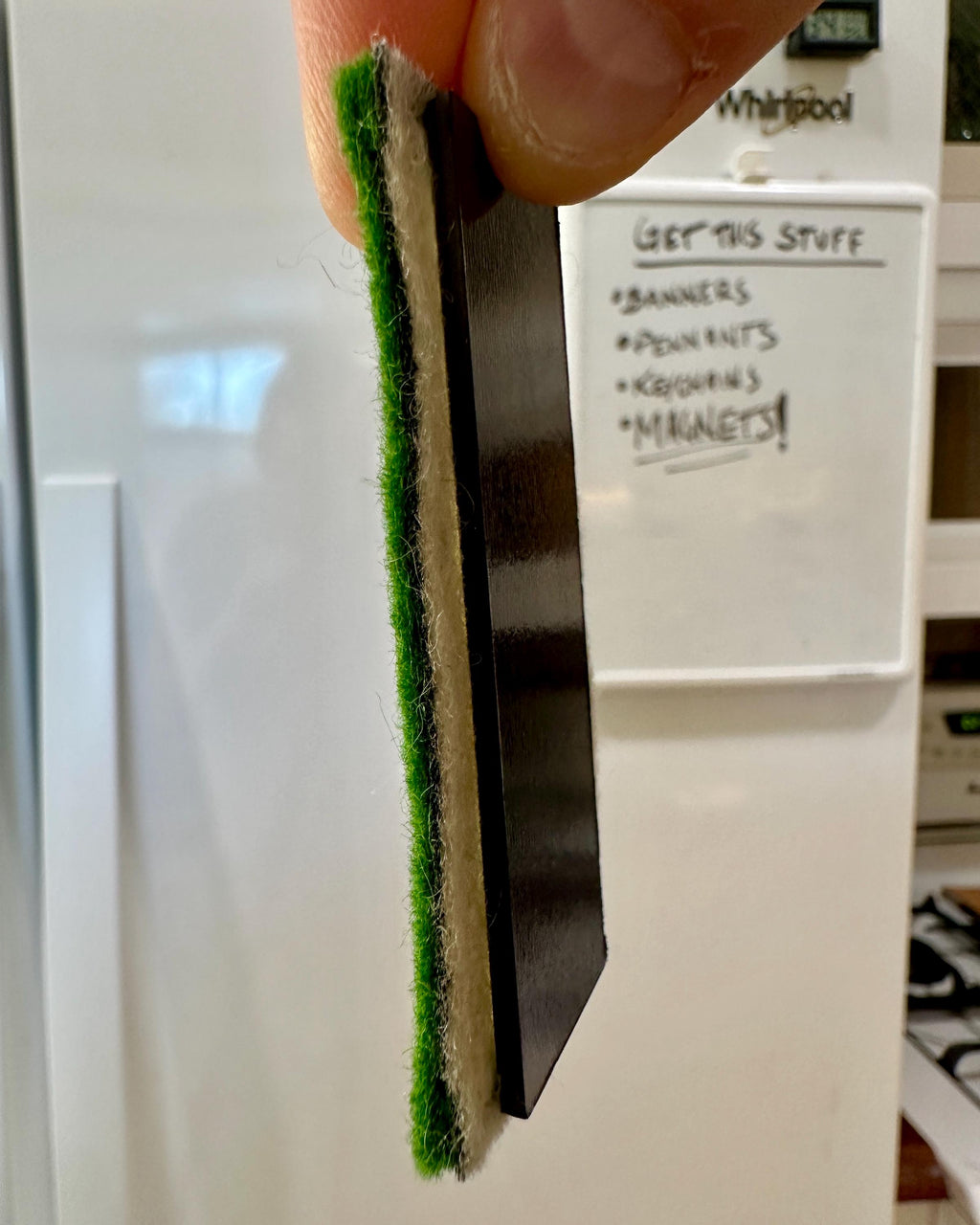 Please Clap | Mini Felt Banner | Refrigerator Magnet